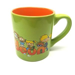 Nickelodeon 2018 Cartoon Characters 90s Silver Buffalo 14oz Ceramic Coffee Mug